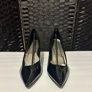 Janine Black Patent Leather Pumps - Size 12 NIB